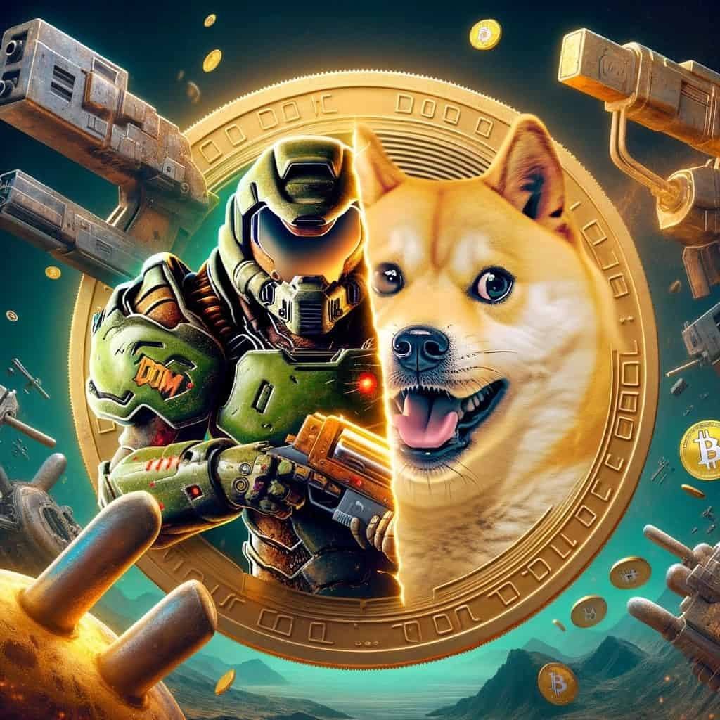 Jocul clasic Doom acum este stocat pentru totdeauna pe blockchain-ul Dogecoin